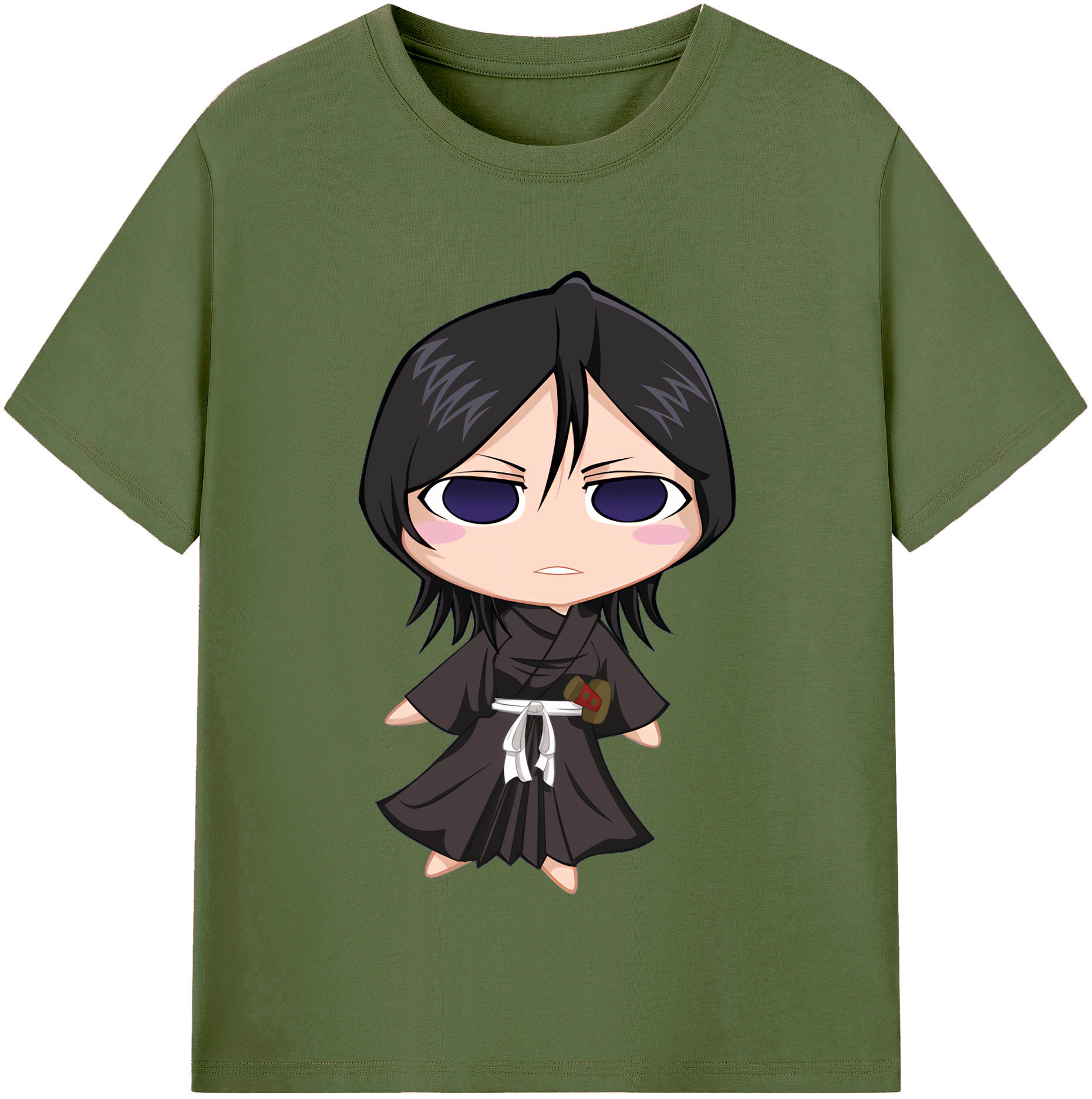 （画像用） ブリーチ 朽木ルキア BLEACH Kuchiki Rukia 綿100％半袖Tシャツ（フロントプリント）